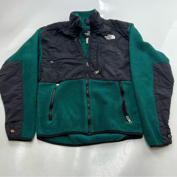 The North Face Jackets & Blazers - The North Face women’s petite black green zip up jacket PS L81-3